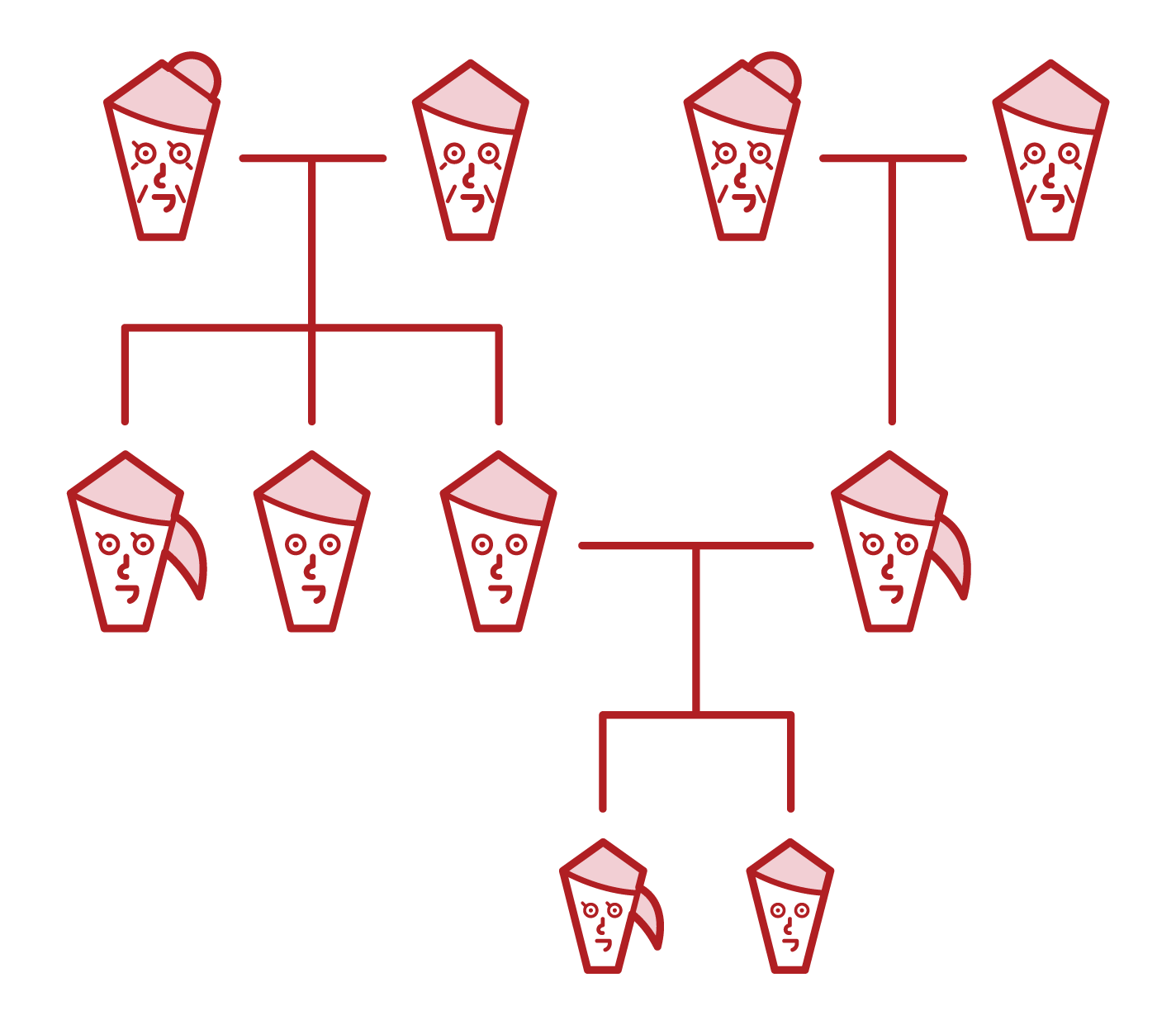 Family tree illustration