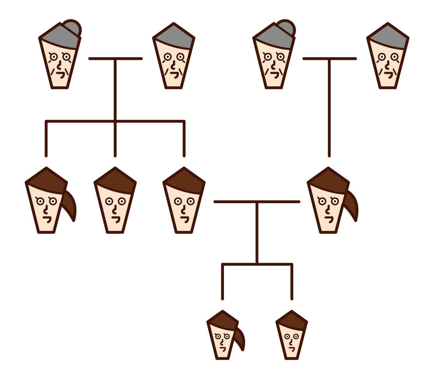 Family tree illustration