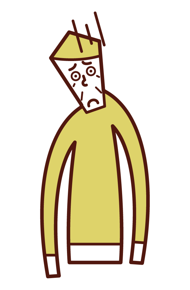 Spastic tortical cervical/ cervical dystonia (grandfather) illustration