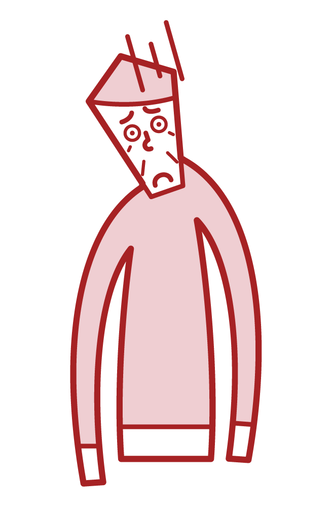경련성 불법 자궁 경부 / 자궁 경부 근긴장 이상증 (할아버지) 삽화