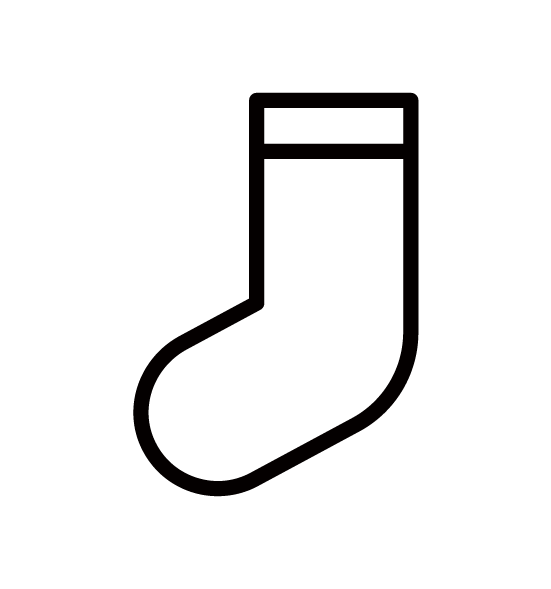 Illustration of Christmas boots and socks