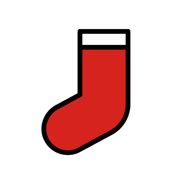 Illustration of Christmas boots and socks
