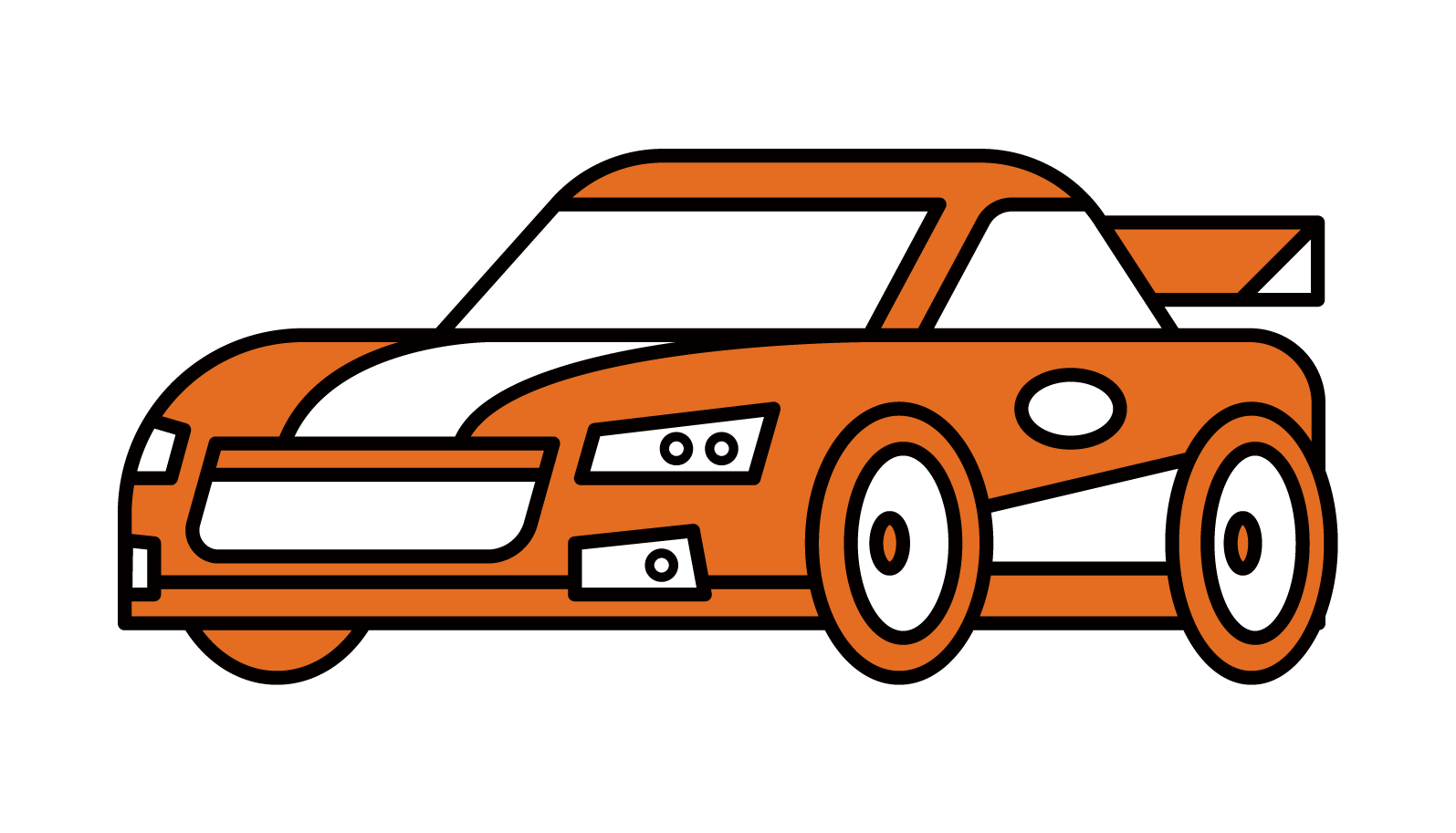 Sports car illustration