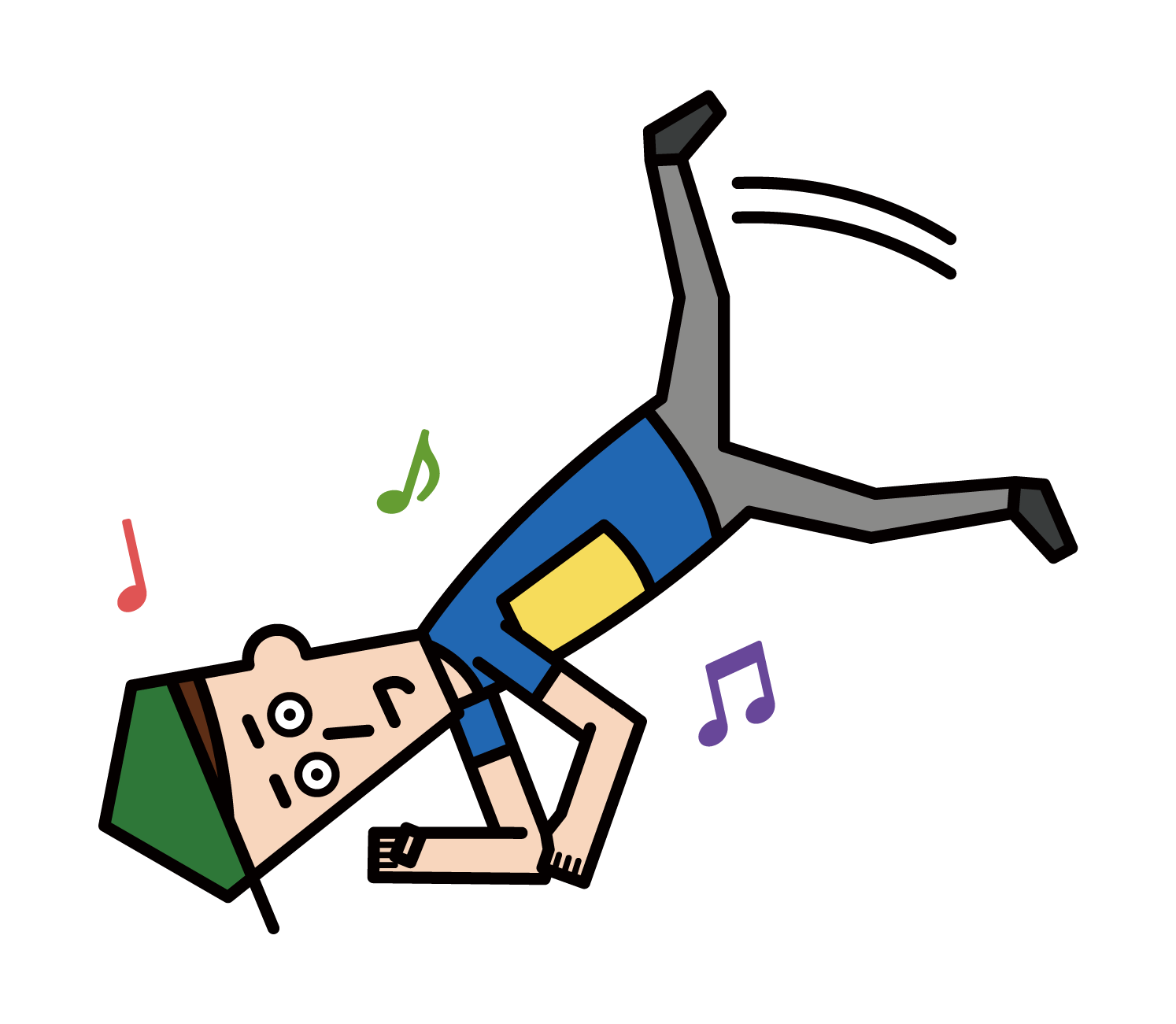 Illustration of Break Dancer (Male)