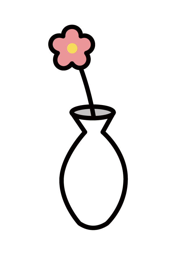 Illustration of a single flower insert