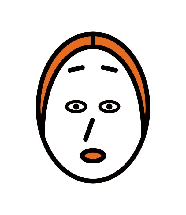 Illustration of Noh mask