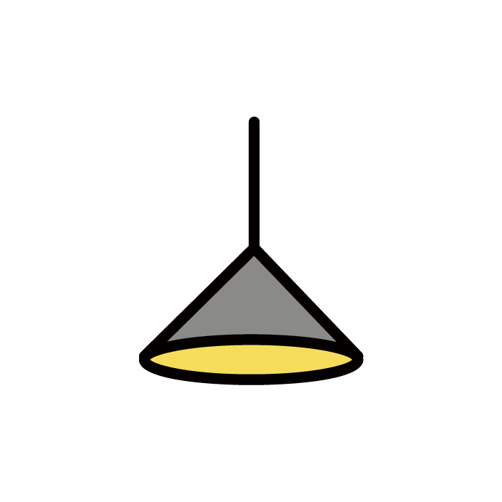 Illustration of lighting and pendant light