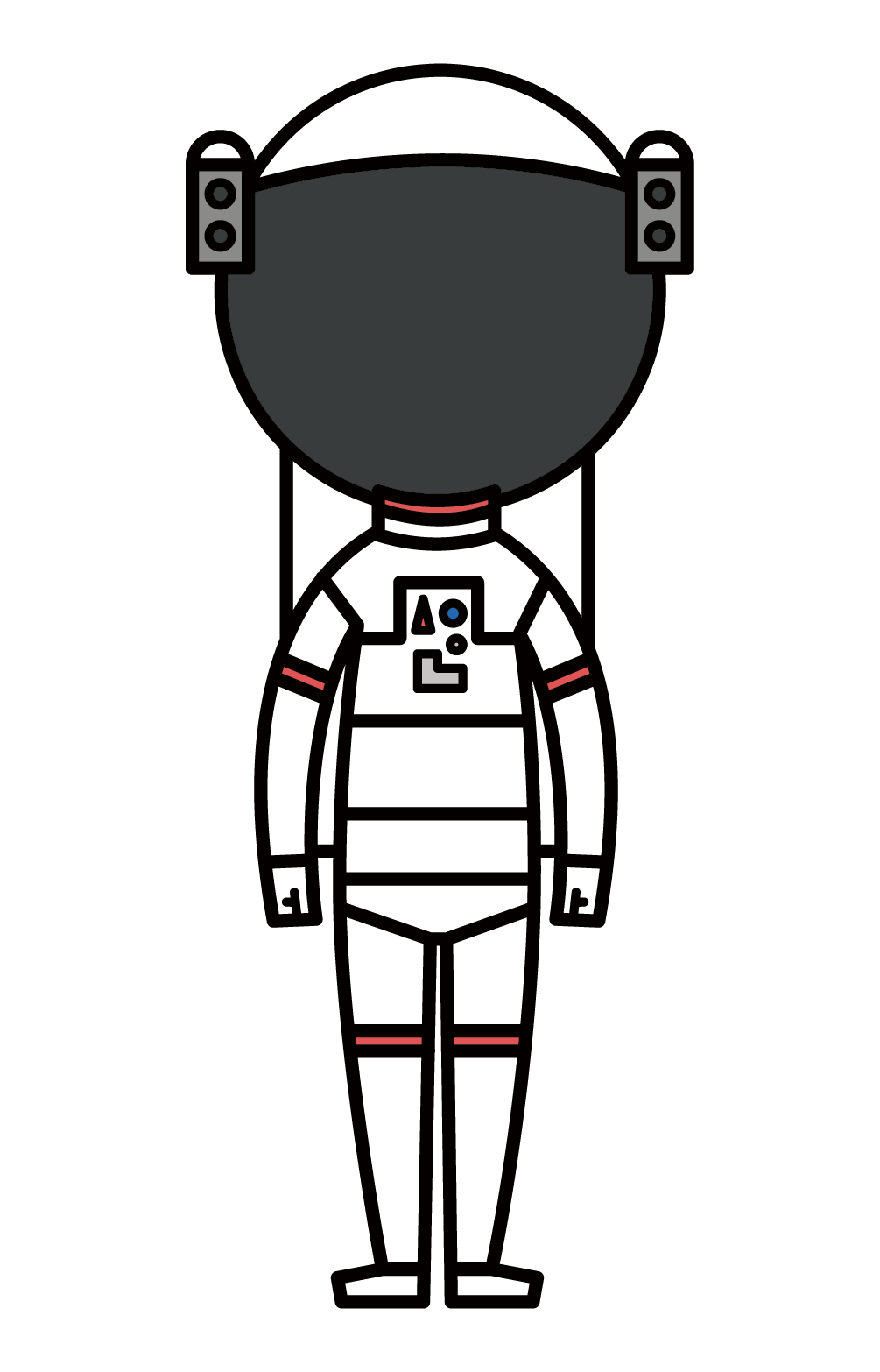 Illustration of a spacesuit