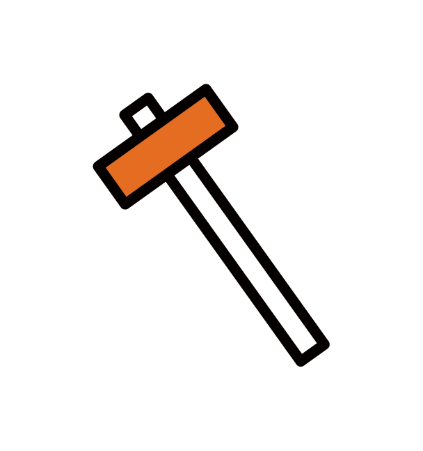 Illustration of the hammer