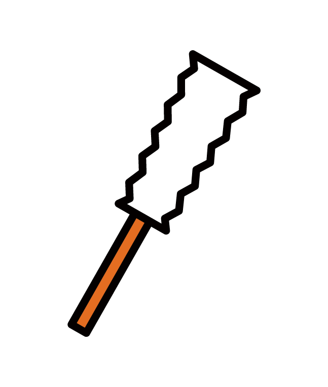Illustration of a saw